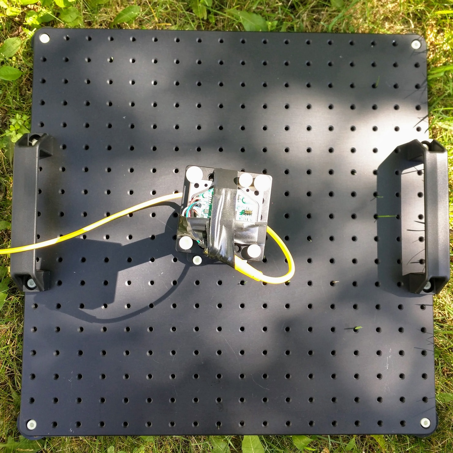 Top-down view of sensor plate at 270 degrees rotation