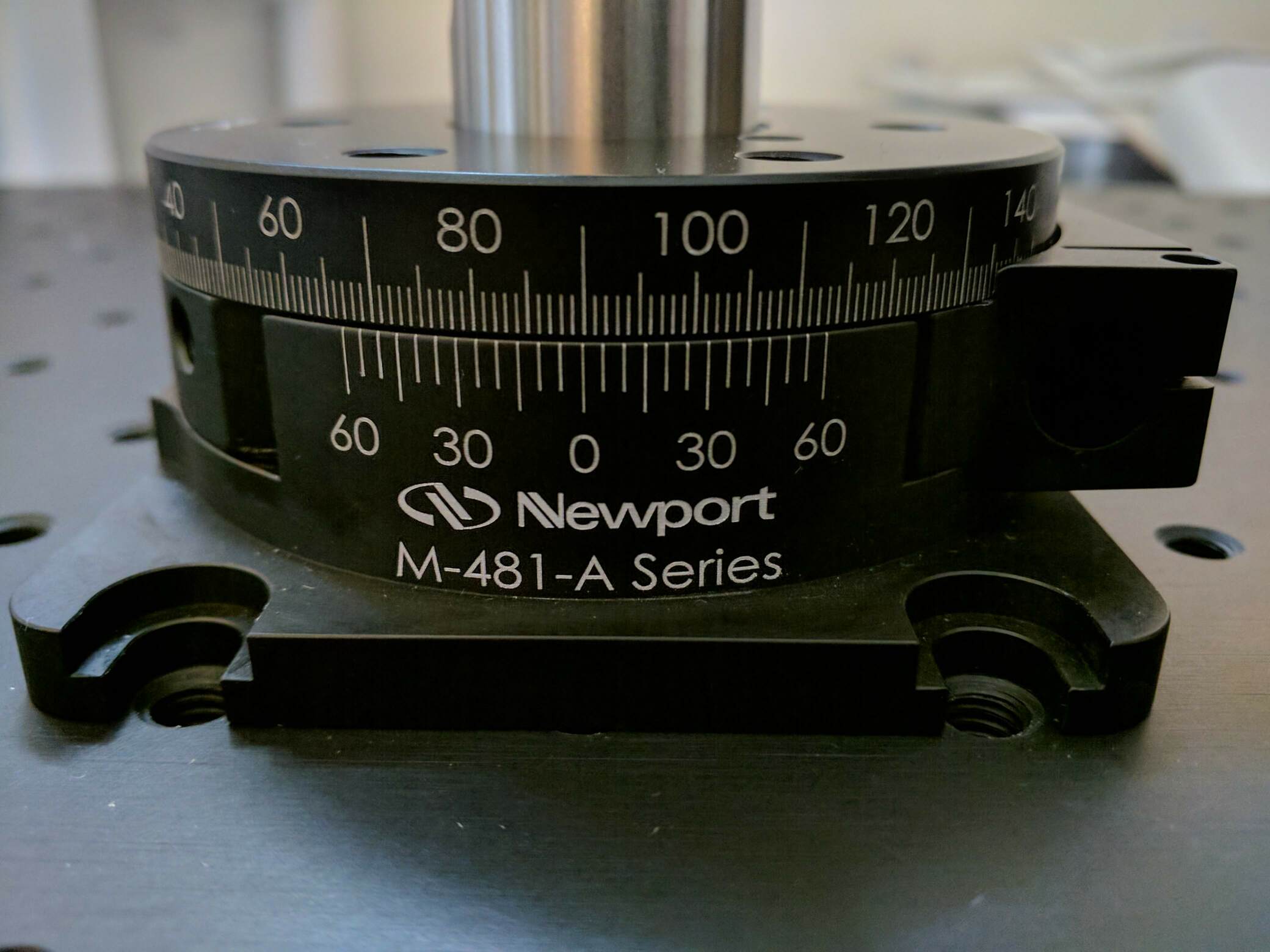 rotation stage angle marks